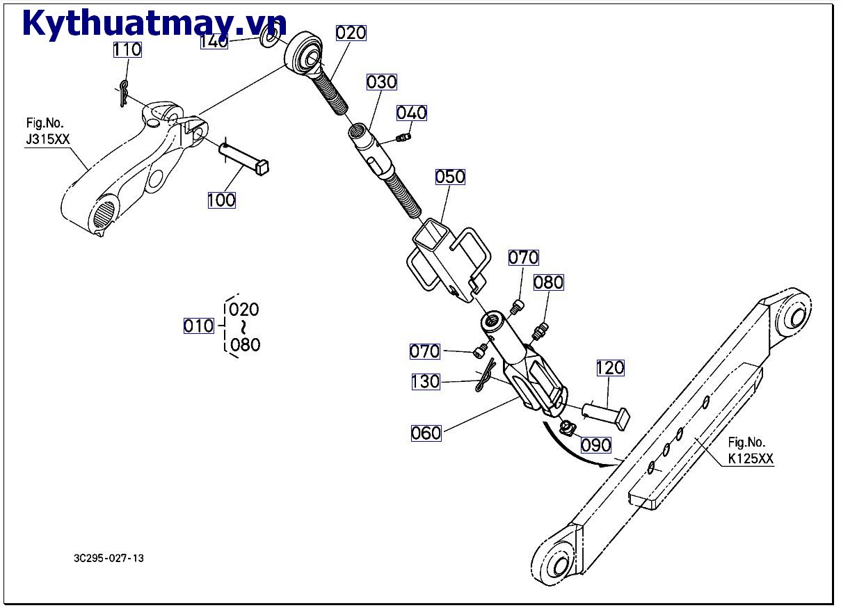 Thanh nâng bên phải ( cũ) 50001 đến 89999